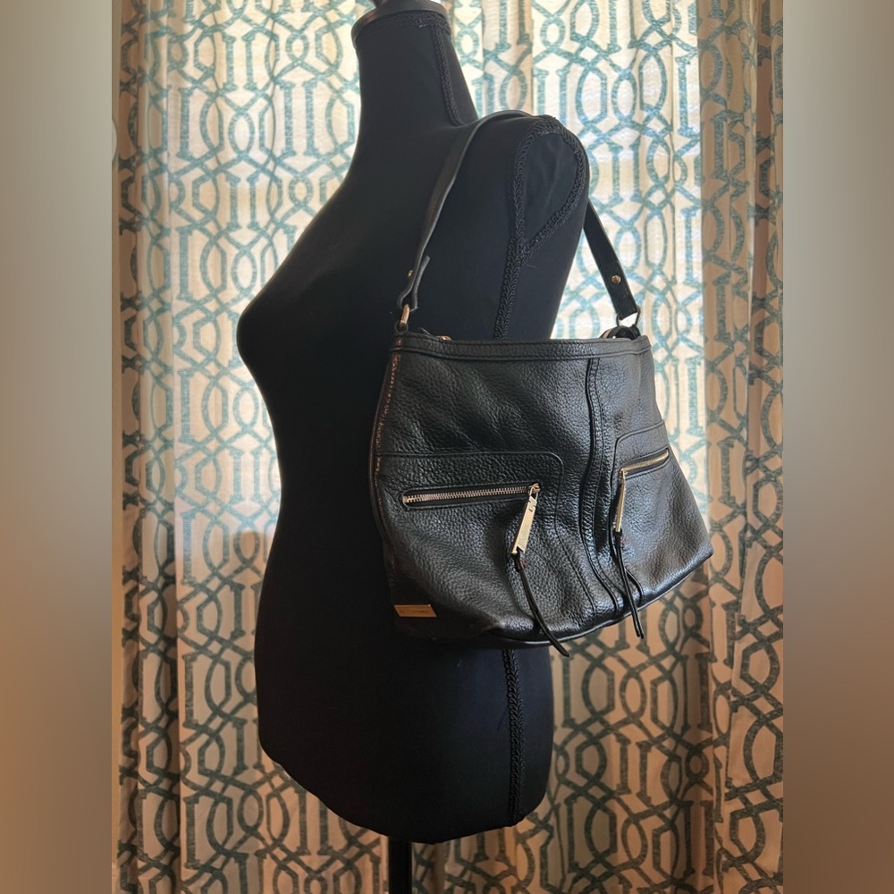 Genuine Leather Tommy Hilfiger Shoulder Bag